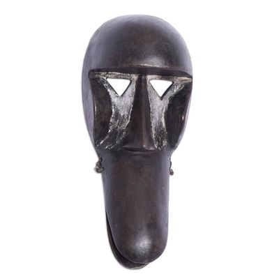 Alternate image for Burkina Faso Africa wood mask Perseverance