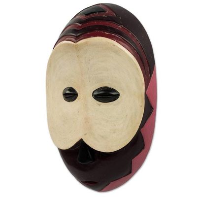 Alternate image for African Art Mumuye Nigerian Tribe Handmade Replica Wall Mask Mumuye Pride