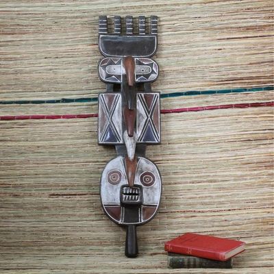 Alternate image for Burkina Faso Wood Mask Earth Goddess Spirits