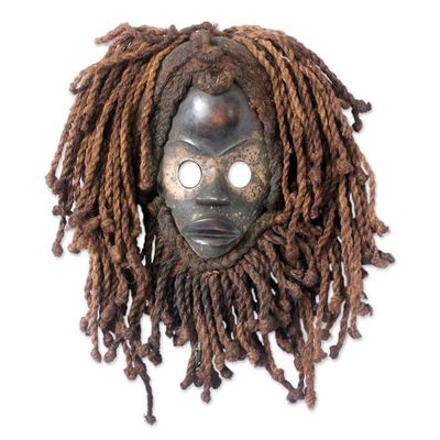 Alternate image for Liberian Wood Mask Night Hunter Spirit