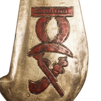 Alternate image for Sese Wood African Sword Decorative Accent from Ghana Ahemmaa Gua Sika