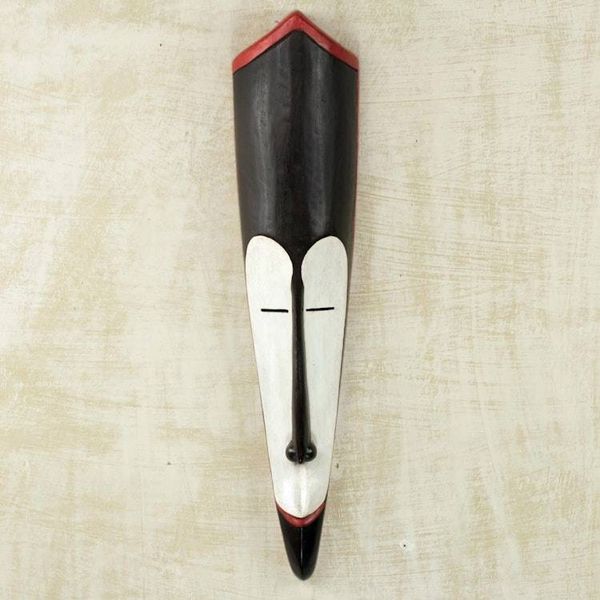 Alternate image for African Fang Tribe Mask of Social Order Wood Wall Mask Fang Ngil II