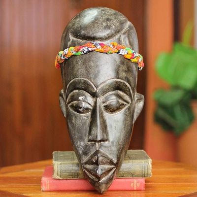Alternate image for Hand Crafted African Mask from Ghana Gentleman of Ghana