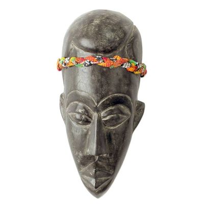 Alternate image for Hand Crafted African Mask from Ghana Gentleman of Ghana