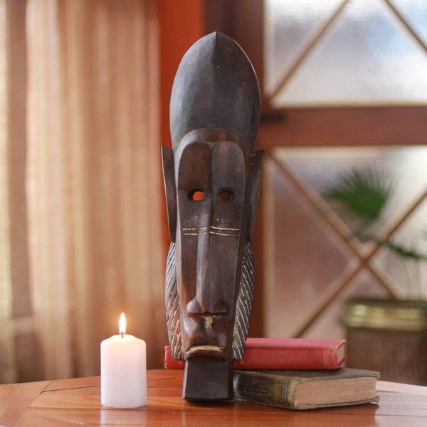 Alternate image for Gabonese wood mask Ngil Fang Man