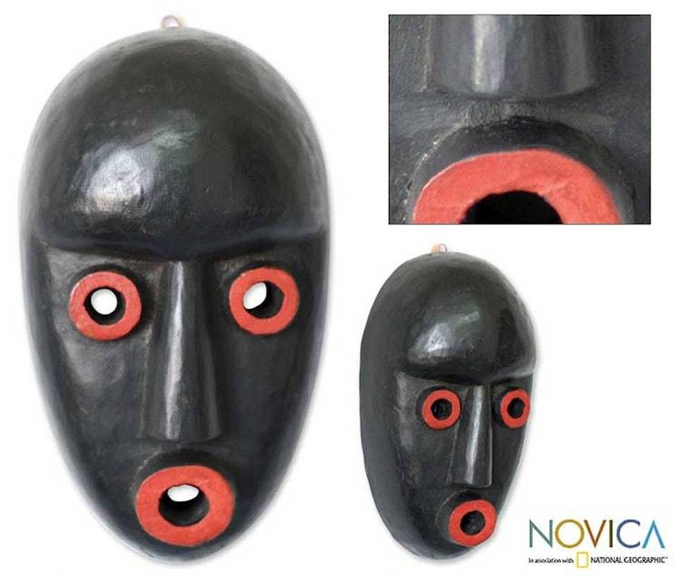 Dan Tribe Wood Mask 'Boy's Initiation'