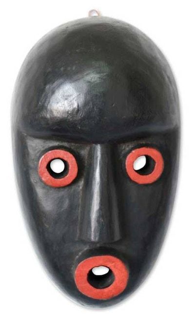 Alternate image for Dan Tribe Wood Mask Boys Initiation