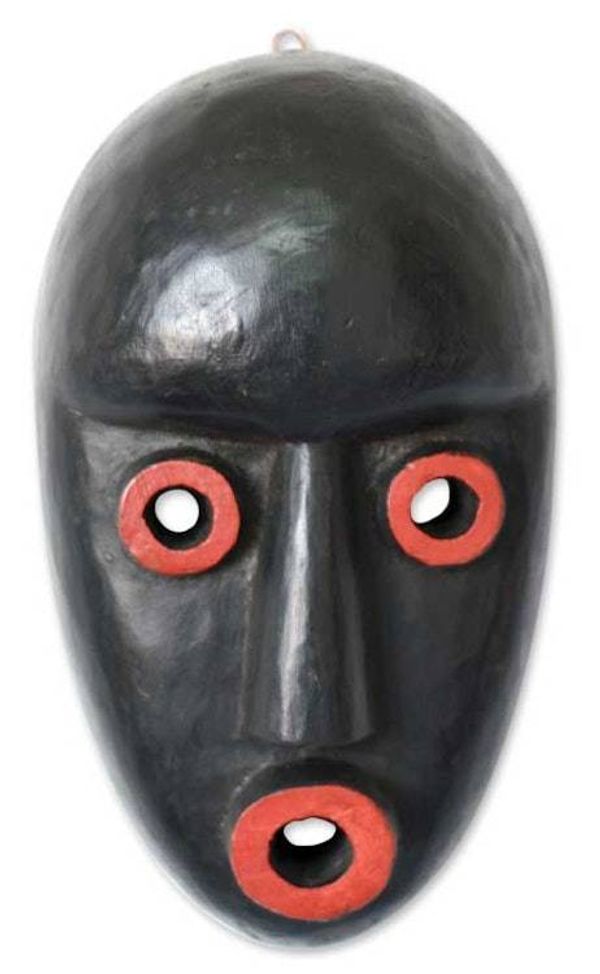 Alternate image for Dan Tribe Wood Mask Boys Initiation