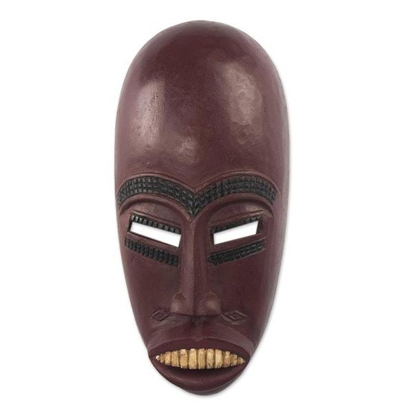 Alternate image for African Sese Wood Mask Senufo Rainmaker