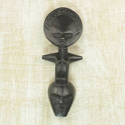 Alternate image for Handmade Sese Wood Mask Together