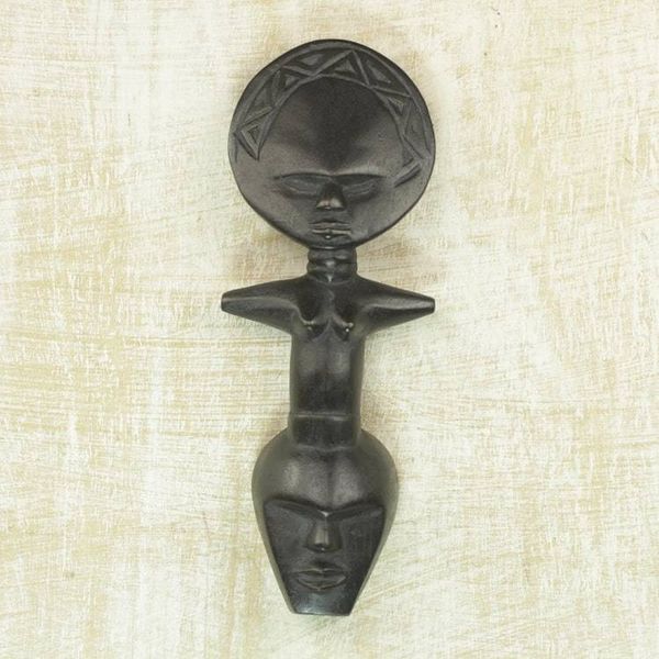 Alternate image for Handmade Sese Wood Mask Together