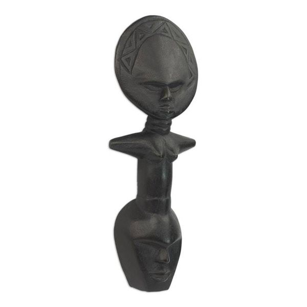 Alternate image for Handmade Sese Wood Mask Together