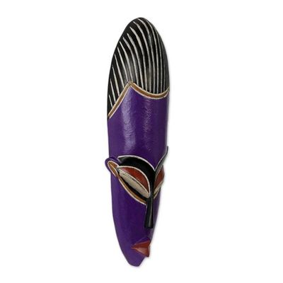 Alternate image for Happiness African Mask Crafted by Hand Enigye