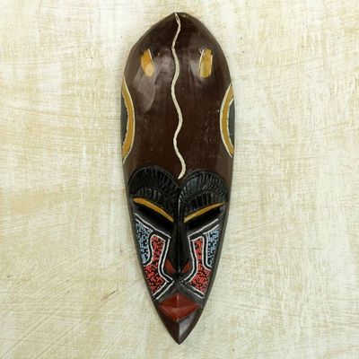 Alternate image for Unique Nigerian Wood Mask No Dispute