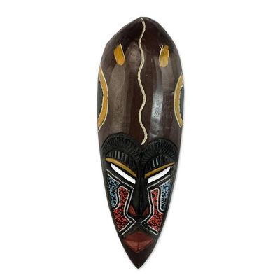 Alternate image for Unique Nigerian Wood Mask No Dispute