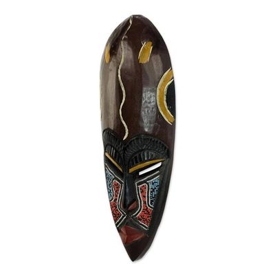 Alternate image for Unique Nigerian Wood Mask No Dispute