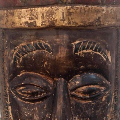 Alternate image for African Wood Mask of Nebuchadnezzar from Ghana King Nebuchadnezzar