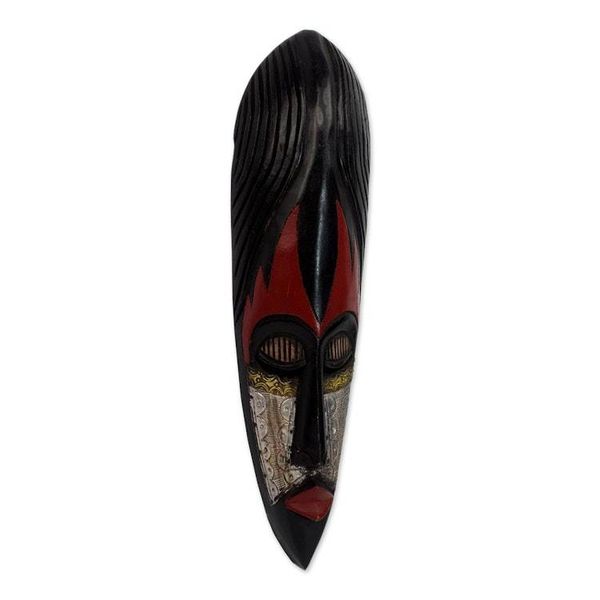 Alternate image for Nigerian Wood Mask Fulani Maiden