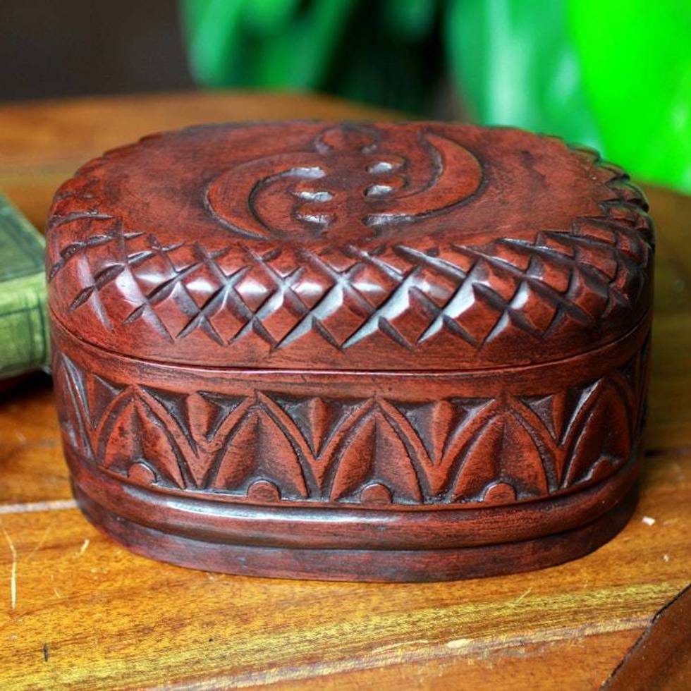 Hand Crafted Wood Jewelry Box 'My Girl Friday'