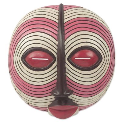 Alternate image for African Dance Spirit Wall Mask Artisan Crafted Wood Art Baluba Dance Spirit I