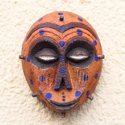 Alternate image for Burkina Faso-Style African Wood Mask from Ghana Bobo Festival