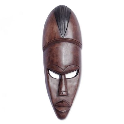 Alternate image for Hand Crafted Wood Mask Ancient Man
