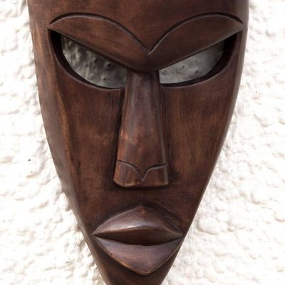 Alternate image for Hand Crafted Wood Mask Ancient Man