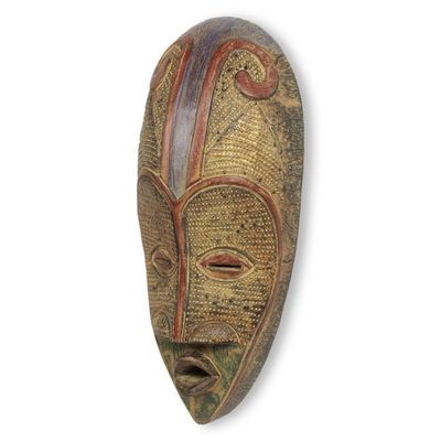 Alternate image for African Beauty Mask Carved by Hand of Local Wood Inner Beauty