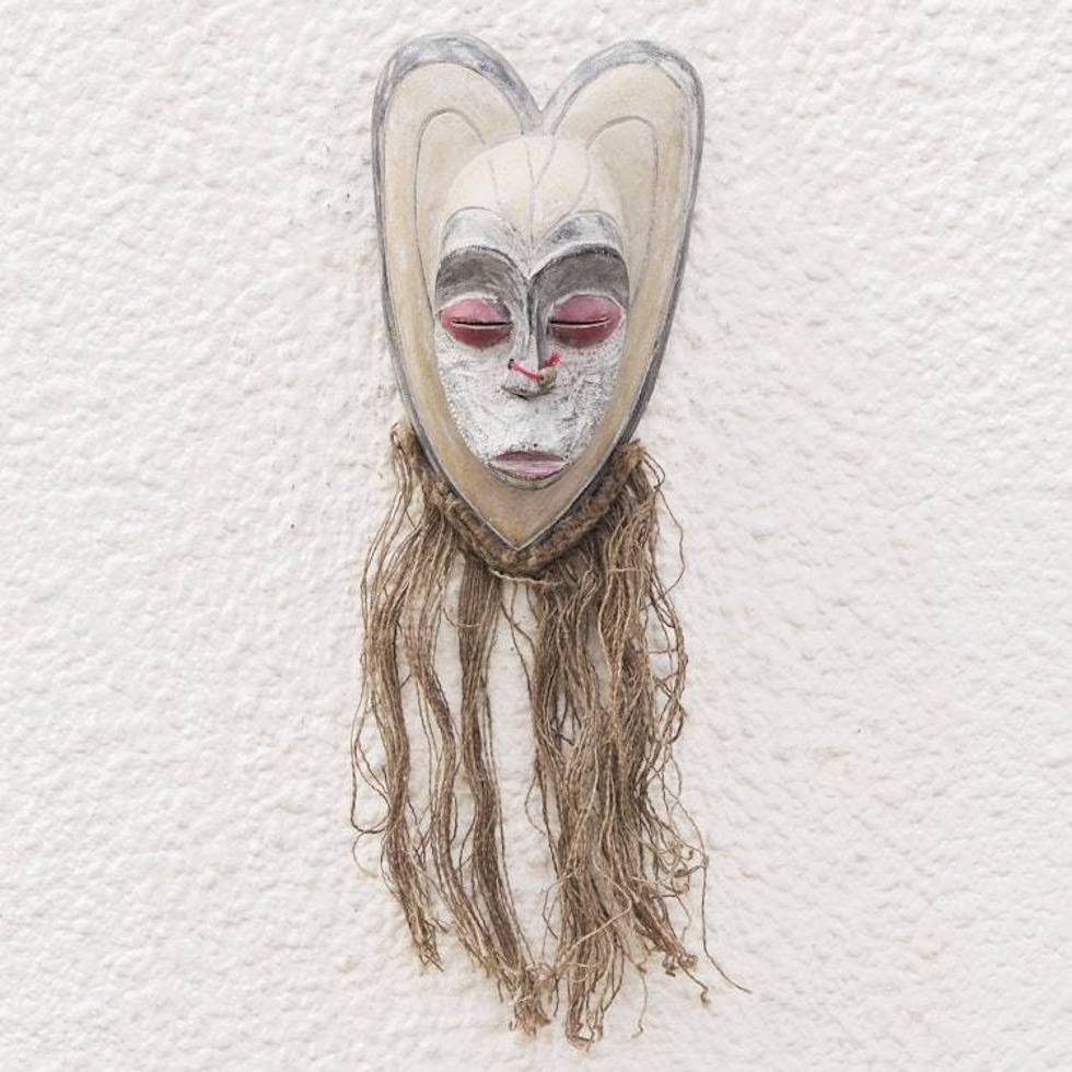 Gabonese wood mask 'Heart of the Party'