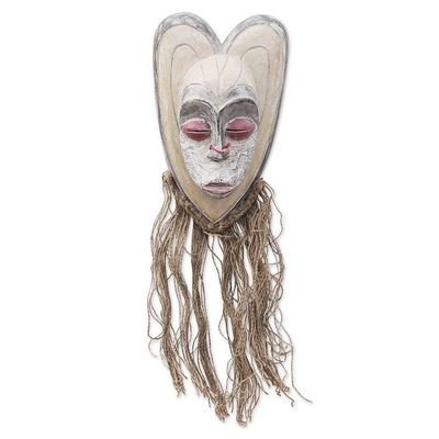Alternate image for Gabonese wood mask Heart of the Party