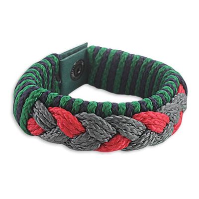 Alternate image for Mens Multi-Color Braided Cord Wristband Bracelet Trailblazer