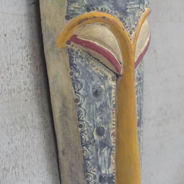 Alternate image for Akan wood mask Thin Man