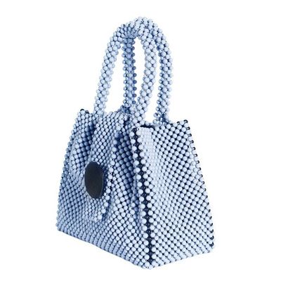 Alternate image for Eco-Friendly Modern Plastic Beaded Handle Bag from Ghana Periwinkle Today