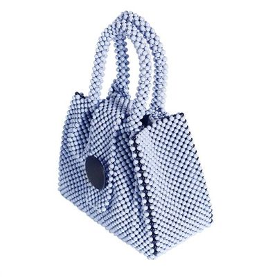 Alternate image for Eco-Friendly Modern Plastic Beaded Handle Bag from Ghana Periwinkle Today