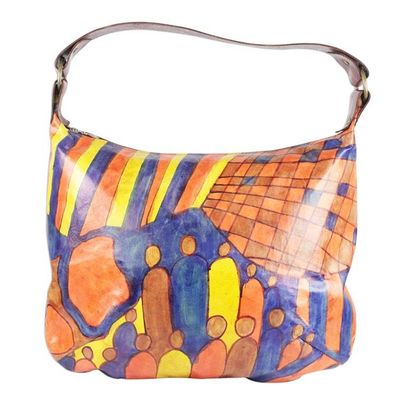 Alternate image for Handcrafted Leather Tote in Espresso from Ghana Party People