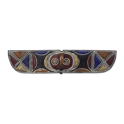 Alternate image for Hand Crafted Wood Mask Bwa Butterfly Bird