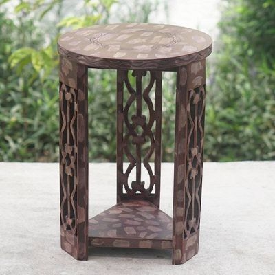 Alternate image for Wood side table Keep and Preserve
