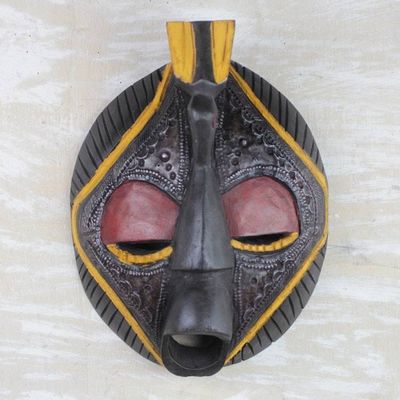 Alternate image for Hand Made Wood Mask Patience