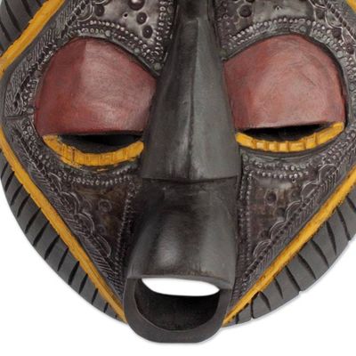 Alternate image for Hand Made Wood Mask Patience