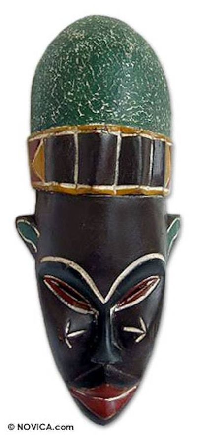 Alternate image for Beninese wood mask Mystery Woman