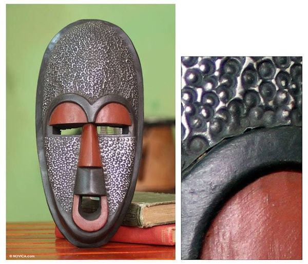 Alternate image for African Wood Wall Mask Detector of Evil