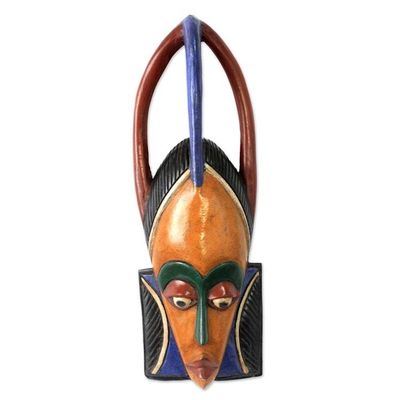 Alternate image for Love African Mask Crafted by Hand Odo