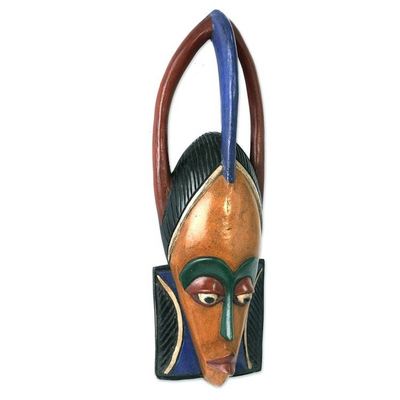 Alternate image for Love African Mask Crafted by Hand Odo