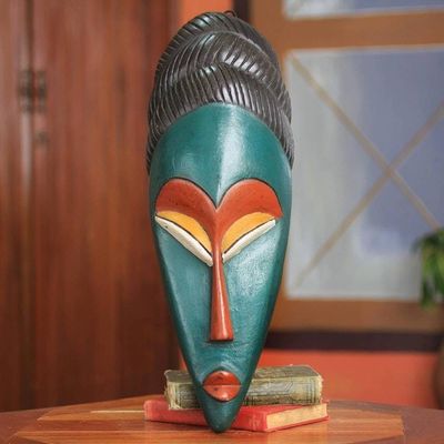 Alternate image for Handcrafted African Knowledge Mask Nimdie