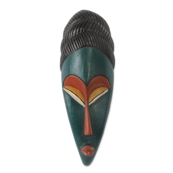 Alternate image for Handcrafted African Knowledge Mask Nimdie