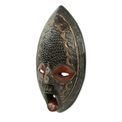 Alternate image for Ghanaian Handcrafted Authentic African Mask Adom Ara Kwa