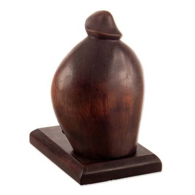 Alternate image for Hand-Carved Cedarwood Holy Family Tealight Candleholder Bright Season