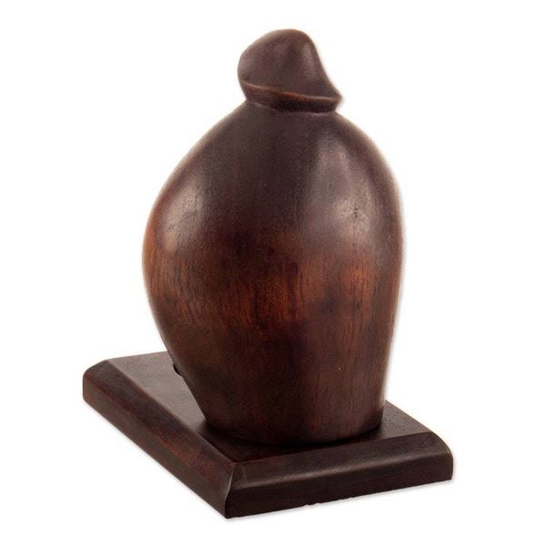 Alternate image for Hand-Carved Cedarwood Holy Family Tealight Candleholder Bright Season