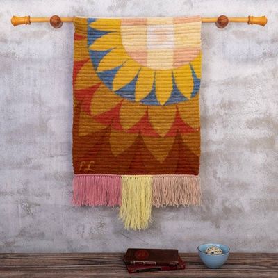 Primary image for Handcrafted Wool Tapestry from Peru Solar Flares