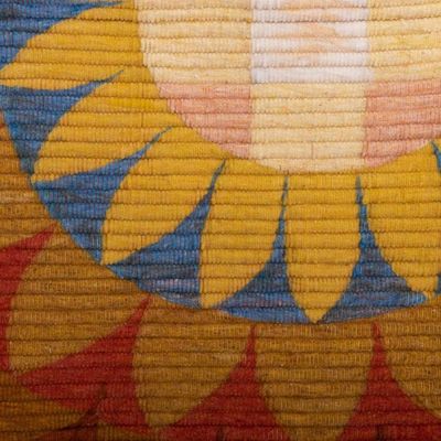 Alternate image for Handcrafted Wool Tapestry from Peru Solar Flares